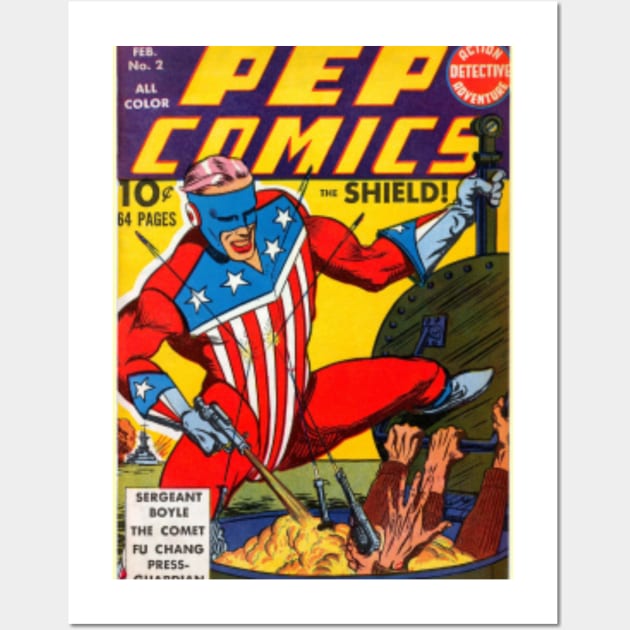 PEP Comics No.2 Wall Art by Public Domain Comics